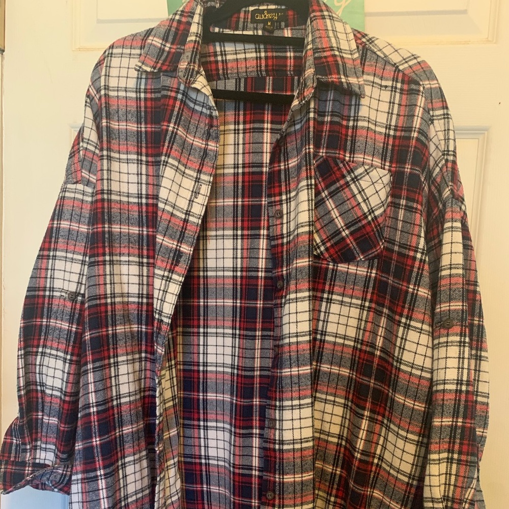 Oversized plaid